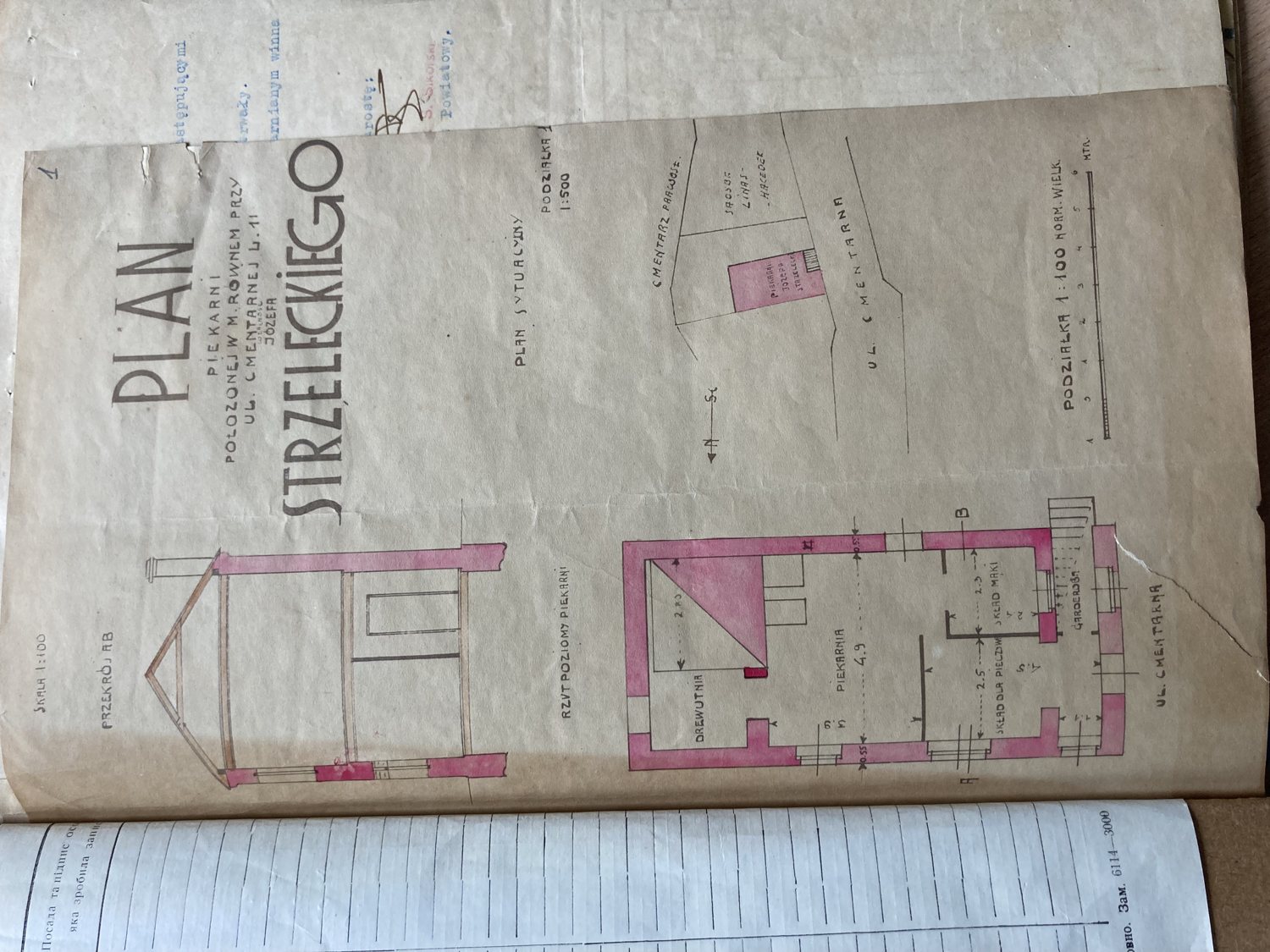 Property site plan drawing