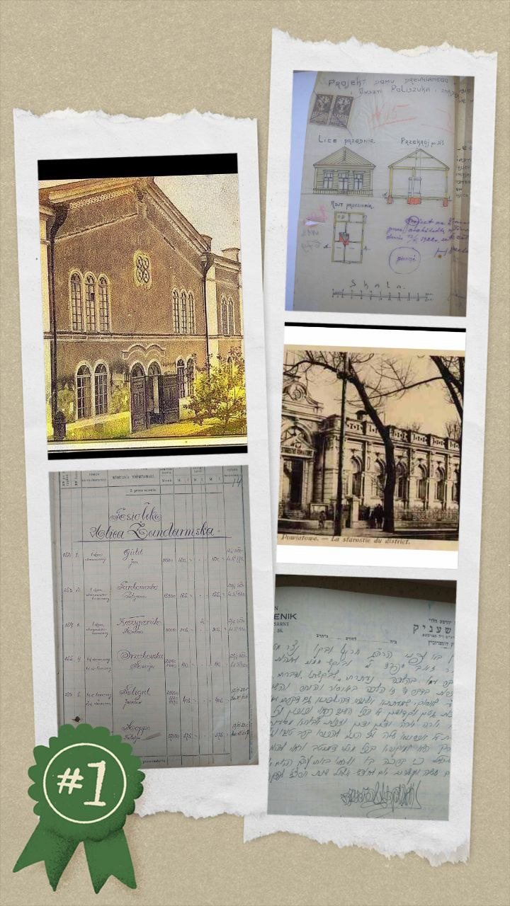 Synagogue and building records of Jewish Rivne